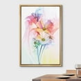 thumbnail image 2 of wall26 Framed Canvas Print Wall Art Watercolor Rainbow Effect Daisy &amp; Lily Bunch Floral Botanical Illustrations Modern Art Rustic Scenic Colorful for Living Room, Bedroom, Office - 24"x36&qu, 2 of 5