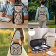 thumbnail image 5 of KEIAHUAN Deer Camo Bow Print Back Pack Backpacks Set for Girls with Lunch Box Pencil Bag Water Bottle Holder -17 Inch School Backpack for Girl 4 Pcs Daypack Travel Bag for Kids 8-12, 5 of 7