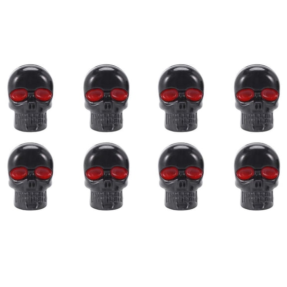 4 Pair Motorcycle Skull Number Plate Frame Screws Fitting Screw Black