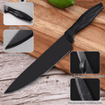 thumbnail image 5 of Juego De Cuchillos De Cocina De Acero Inoxidable, 17 Uds. Negro, 5 of 5