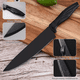 thumbnail image 5 of Juego De Cuchillos De Cocina De Acero Inoxidable, 17 Uds. Negro, 5 of 5