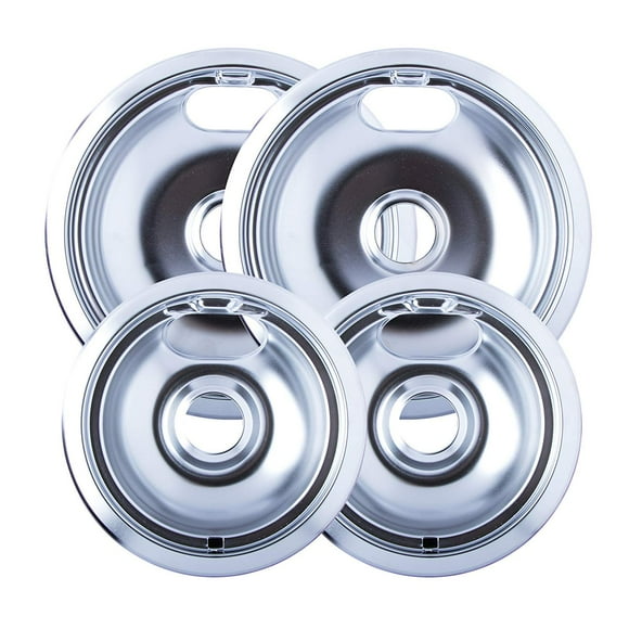 Range Kleen 10124XN Style A Lot de 4 Bacs à Goutte, Chrome