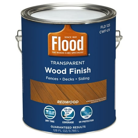 Flood Clear Wood Finish, Redwood, 1 gal