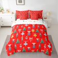 thumbnail image 2 of Homewish Cartoon Cute Princess Bedding Comforter Set 7pcs for Kids, Fairy Tale Elf Angel Queen Bedding Sets, Christmas Nutcracker Reversible Queen Sheet Sets, Breathable Home Decor, 2 of 7