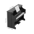 thumbnail image 2 of FUTUREORYY 1 Set of Miniature Harp Instrument Ornament Plastic Model Assorted Color for Music Lovers, 2 of 5