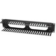 thumbnail image 4 of Organizador Cables 19'', 2U Tapa Plastico Intellinet 168458, 4 of 4