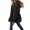 thumbnail image 2 of Vedolay Women Coats Winter Winter Outerwear Double- Mid-Length Coat Black,XL, 2 of 4