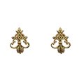 thumbnail image 2 of Qarigey Accesorio para la cabeza, 2 uds., coronas, cuentas de filigrana, colgante de adorno decorativo DIY, pieza de vestir que combina con todo, Navidad Accesorios de disfraces Dorado B283 Qarigey AP016597-04, 2 of 6