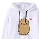 thumbnail image 2 of Gibobby Blusas De Moda Tops estampados manga suelta larga Casual mujer sudadera rayas blusa de mujer（Blanco， XXL), 2 of 5