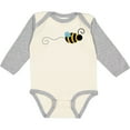 thumbnail image 3 of Inktastic Honey Bee Boys or Girls Long Sleeve Baby Bodysuit, 3 of 5