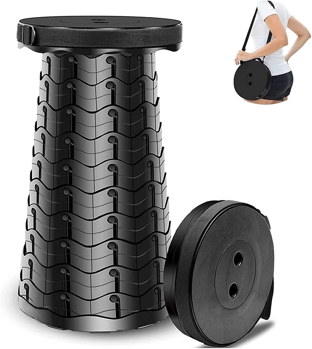 Tabouret Pliable Ultra Léger Pour Camping - Supporte 120 Kg, Tissu Oxford, Acier Carbone, Transport Facile