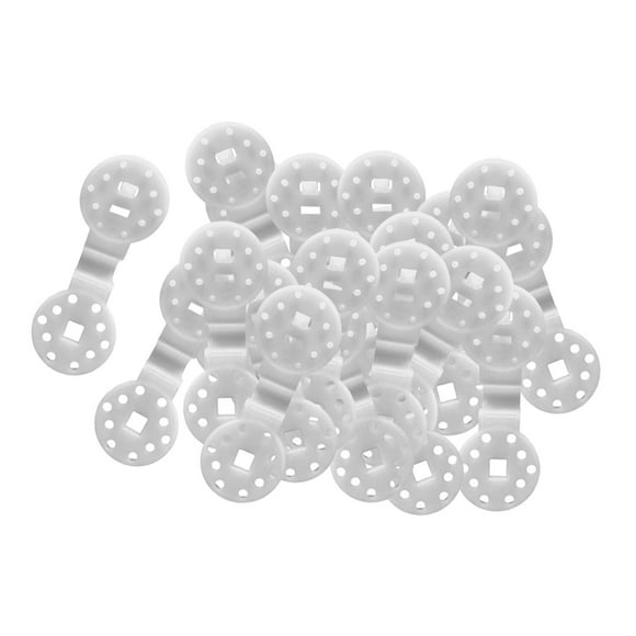 50x Clips de Filet d'Ombrage Robustes pour Couverture de Bateau Filet d'Ombrage Blanc