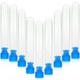 thumbnail image 1 of MasteelfCA 50pcs Plastic Sample Test Tubes Tubes with Caps Plastic Clear Test Tube, 1 of 7