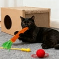 thumbnail image 5 of Interactive Carrot Toy for Cats with Chew Stick Soothing Pet Anxiety and Promoting Health, 5 of 5