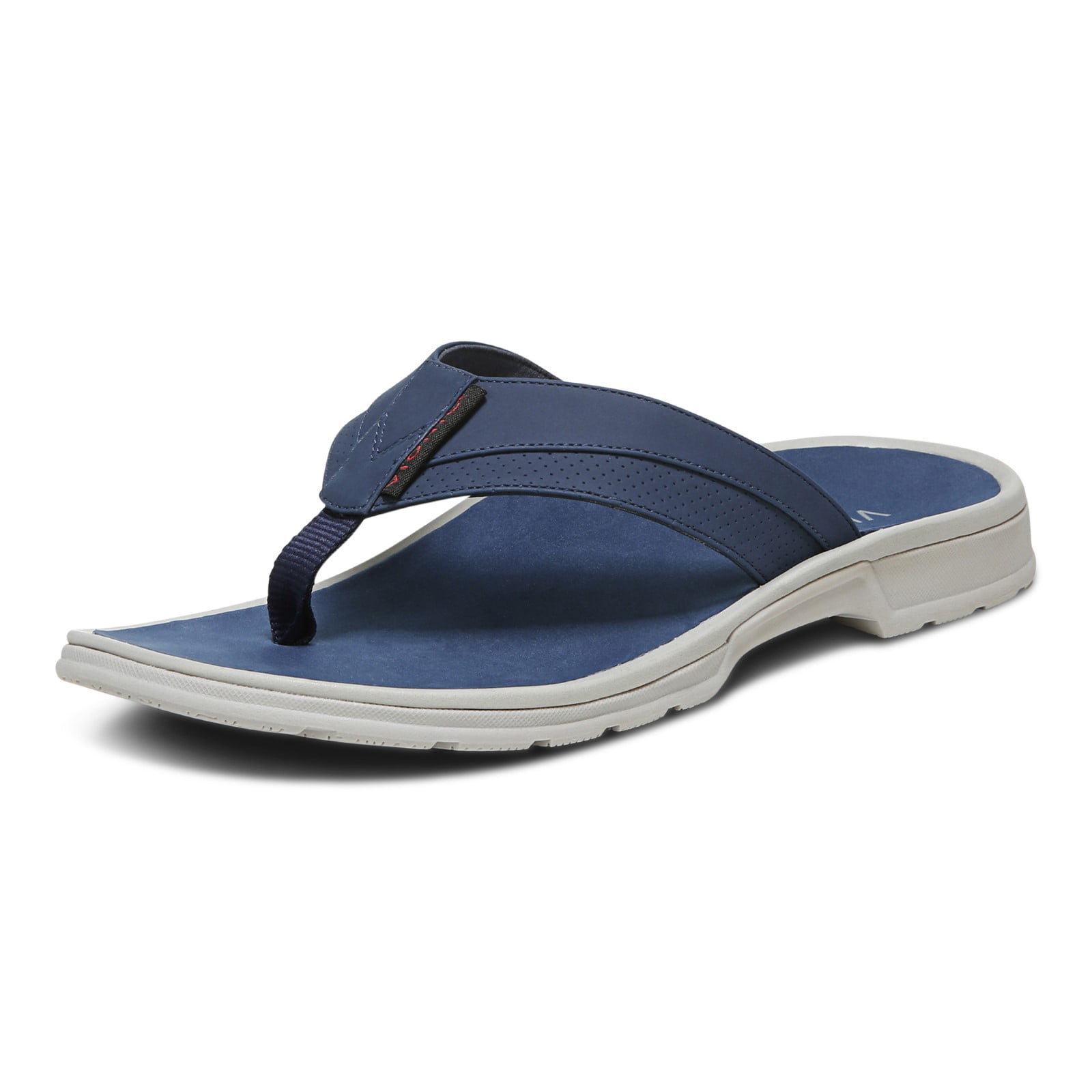 Vionic Mens Wyatt Slip On Thong Flip-Flops - Walmart.com