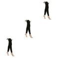 thumbnail image 1 of Xingzhi Effortless Matching Over Knee Tights For Trendy Look Compression Support Thigh High Womens Socks black S 3Set, 1 of 6