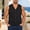 Black, variant on Vintage Four Button Cotton Twill Utility Waistcoat Men Multi Front Pockets Sleeveless Vest for Weekend Errands Outdoor Walking Daily Looks Blackish Green L