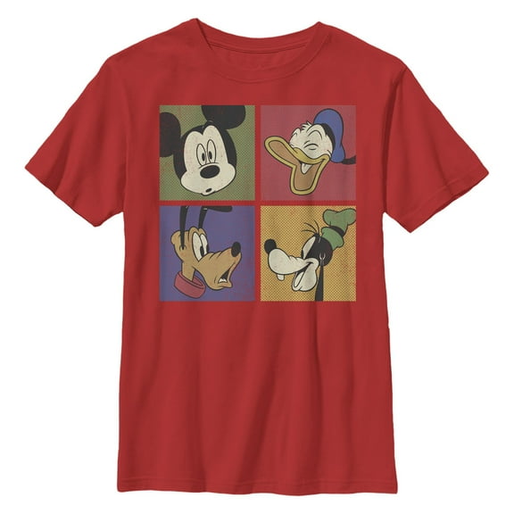 Boy's Mickey & Friends Happy Block Party Graphic T-Shirt