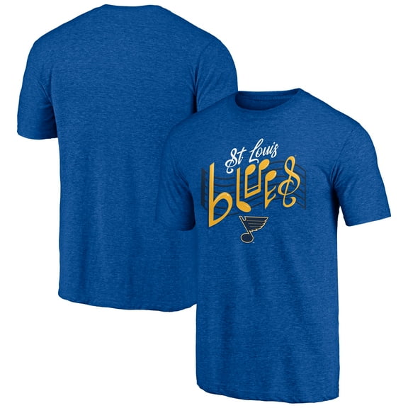 Men's Blue St. Louis Blues Shoot to Score Tri-Blend T-Shirt