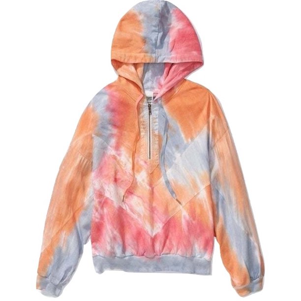 Victoria S Secret Victoria S Secret Pink Slouchy Sport Hoodie Half Zip Color Rainbow Size Medium Nwt Walmart Com Walmart Com