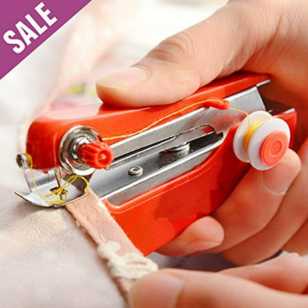 Hand-Held Clothes Sewing Machine Home & Travel Use Mini Portable Pocket Sewing Cordless