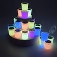 thumbnail image 2 of Kit Slime Aeyiakov que brilla en la oscuridad, paquete de 24 unidades con rosa, azul, etc., 2 of 7