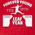 thumbnail image 3 of CafePress - Forever Young Feb 29Th Leap Year T Shirt - Womens Football Shirt, 3 of 4