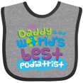 thumbnail image 3 of Inktastic Daddy Worlds Best Podiatrist Boys or Girls Baby Bib, 3 of 4