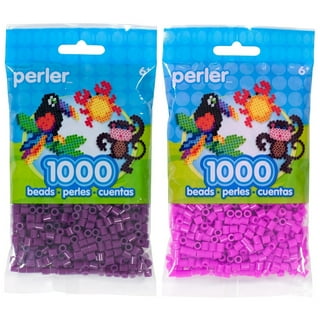 Perler 6,000 Bead Bag - Glow-in-the-Dark Green Fuse Beads, Ages 6 and up 