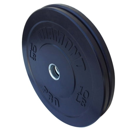 Diamond Training - Diamond Pro 10 lb Black Bumper Plate Pair