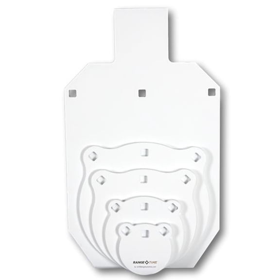 RANGETIME Steel Targets AR500 Gong & Silhouette Combo Packs 3/8 Thick Laser Cut USA