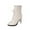 Beige, variant on jsaierl Womens Boots Mid Calf Boots Gothic Chunky Heel Lace-up Vintage Round Toe Knight Boots Stiletto Ankle Boots