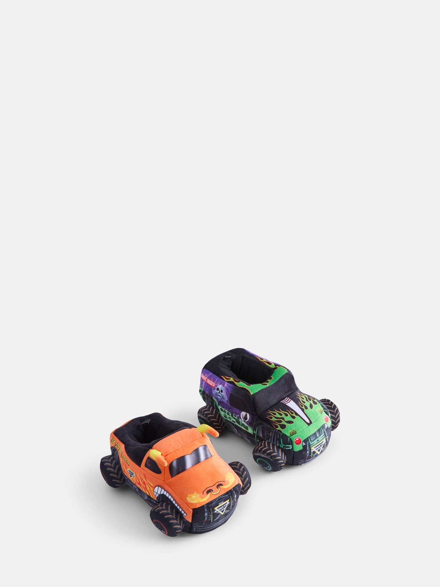Monster Jam Boys Slip On Slippers