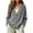 Gray Tops, variant on Qgtaibl Womens Button Down Blouse Corduroy V Neck Long Sleeve Shacket Jackets Fall Loose Fit Casual Cardigan Tops Army Green S