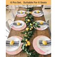 thumbnail image 4 of 13 Inch Round Placemats Set of 4, Pink Santa Christmas Non Slip Heat Insulation PP Table Mats, Merry Christmas Snowflake Washable Place Mats for Kitchen Dining Party Table Decor, 4 of 7