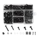 thumbnail image 2 of 177 Uds Kit de pernos de de motocicleta M5 M6 tornillos de carrocería pernos de Clips de tuerca Negro Cola Pernos de carenado, 2 of 4