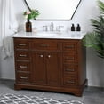 thumbnail image 2 of 42 in. Single Bathroom Vanity set in teak, 2 of 20