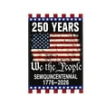 thumbnail image 2 of 250Th Anniversary Banner, We The People, 12X18 In, Yard Flag, Anniversary Decor, Outdoor Holiday Decorations, Outdoor Yard Decor, Porch, 2026 Decor, Vintage, 1 Pc, 2 of 5