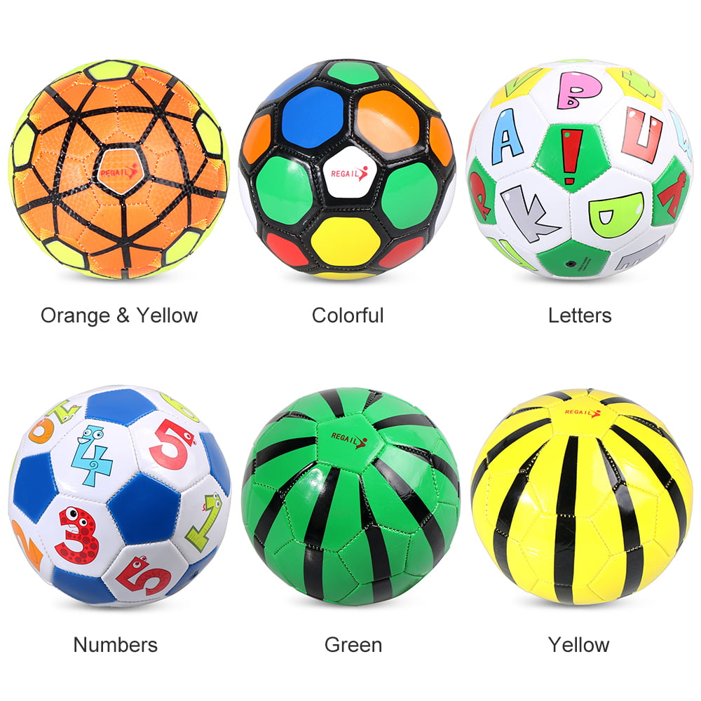 Size 2 Kids Soccer Ball Inflatable Soccer Training Ball Gift for Children S6M8 