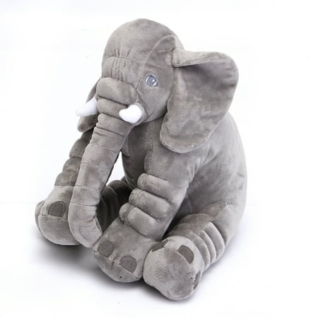 Cyber Monday Sale Grey Soft Plush Stuffed Elephant Sleep Pillow Long Nose Baby Kids Lumbar Cushion Birthday Toy (Best Cyber Monday Deals For Kids Toys)