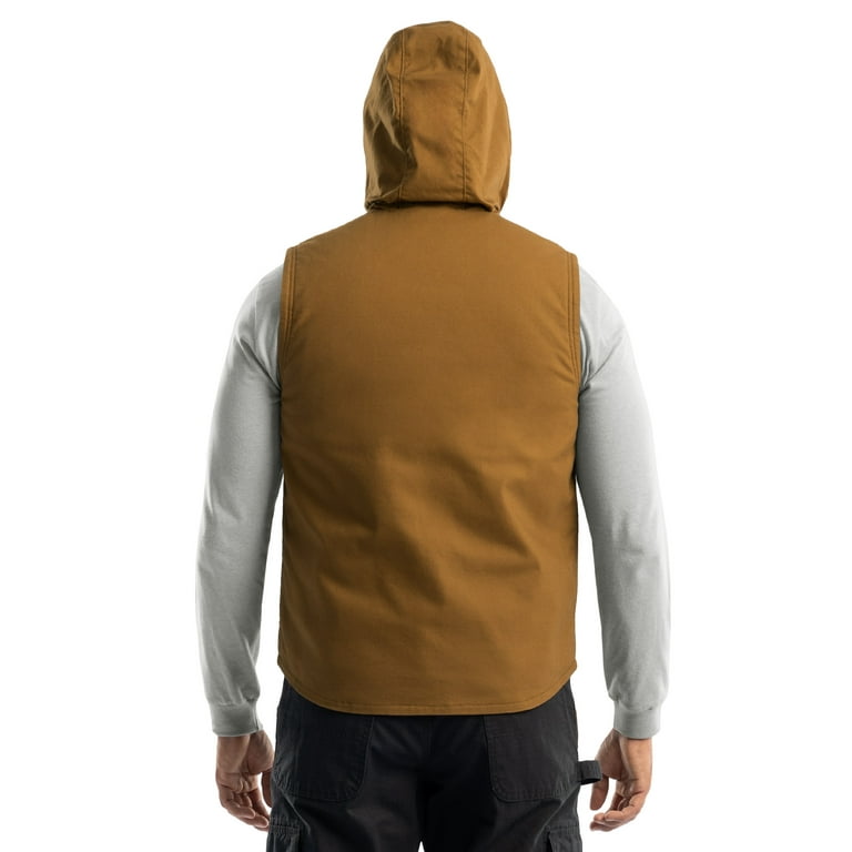 Wrangler Workwear Men's Durable Quilted Lined Hooded Duck