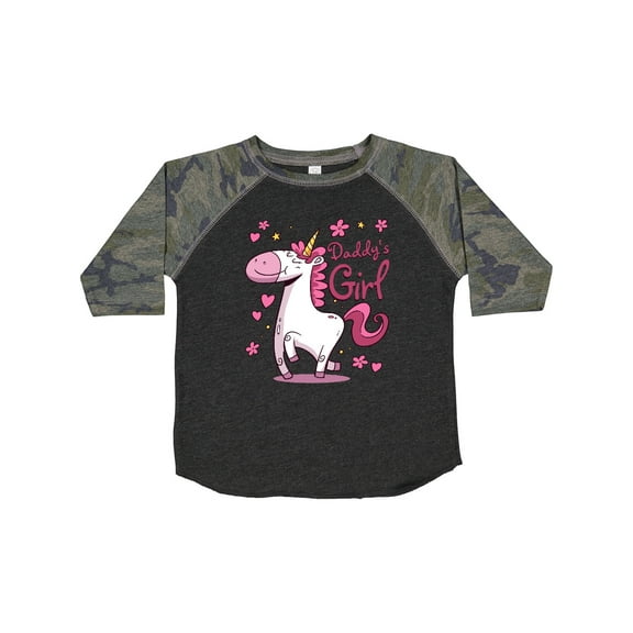 Inktastic Daddy's Girl Unicorn Girls Toddler T-Shirt