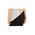 thumbnail image 3 of Alfani Women's Colorblocked Asymmetrical Tunic Brown Size Petite Petite, 3 of 3