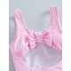 thumbnail image 5 of Trajes de baño de verano Vigorbear para niñas pequeñas, con estampado de caballito de mar y cisne, sin mangas, con volantes y espalda descubierta, para la playa, 5 of 8
