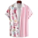 thumbnail image 3 of Camisas de helado divertidas con estampado 3D para hombre, camisas de playa de talla grande de manga corta de verano, blusas hawaianas con solapa para vacaciones, ropa para hombre, 3 of 5