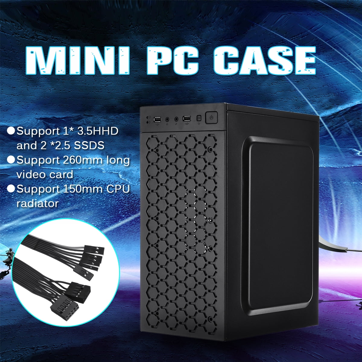 mini pc case computer accessories micro-ATX USB 2.0 | Walmart Canada