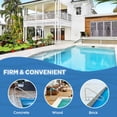 thumbnail image 4 of Edtara Rustproof 304 Stainless Steel Pool Railing, Silver Finish With Blue Grip Cover, Ergonomic Humanized Swimming Pool Handrail for Steps and Poolside, 4 of 6