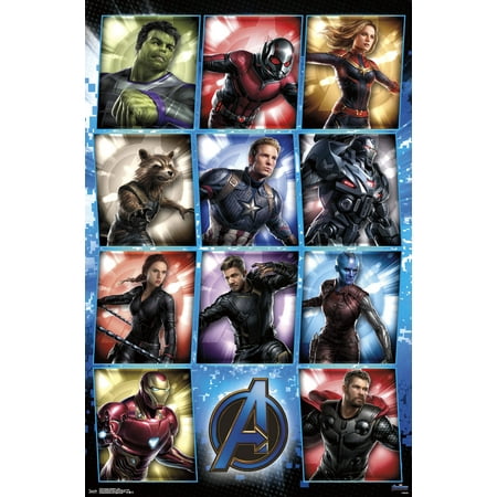 Avengers Endgame Grid Poster