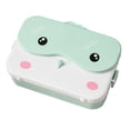thumbnail image 1 of Fiambrera Bento Portátil 4 Compartimentos Multi Uso Microondas Para Picnic Oficina Verde Claro SM SunniMix Contenedor de almuerzo, 1 of 8