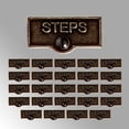 thumbnail image 2 of 25 Switch Plate Tags STEPS Name Signs Labels Cast Brass Traditional Engraved Wall Light Switch Cover Labels | Renovators Supply, 2 of 8